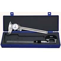 Fowler 52-095-007 3-Piece Toolmakers Analog Measuring Set