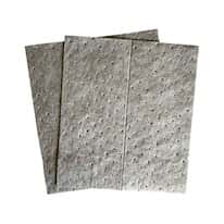 Fytertech Spilfyter Universal Gray Spill Pads, Medium-Weight, 16" x 18", 100/Case