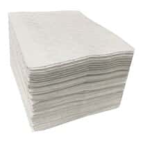 Fytertech Spilfyter Oil-Only White Spill Pads, Medium-Weight, 16" x 18", 100/Bag