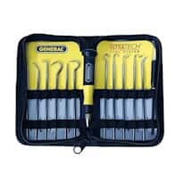 General Tools 12 Piece Probe, Hook and Positioning Set with Zipper Case