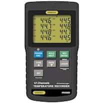 General Tools DT4208SD 12-Channel Temperature Recorder with Sd Card Data Logging