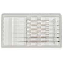 Hamilton Microliter Low-Volume Syringe for Agilent GC Autosampler, Cemented Needle, Conical Tip, 5 µL, 23s-26s G; 6/Pk