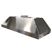 HEMCO Island Canopy, Stainless Steel, 96" W
