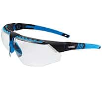 Honeywell S2870HS Uvex Avatar Safety Glasses, Blue Frame, Clear, Antiscratch Hard Coat, HydroShield Antifog Lens; 10/BX