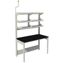 ICI Quick Ship Envision Workstation, 60" W, Phenolic Work Surface