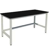 ICI Quick Ship Heavy Duty Steel Table, Fixed Height, Leveling Glides, 48" Wide, 24" D, Epoxy Work Surface