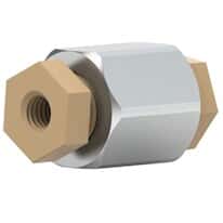 Idex Biocompatible Inline Solvent Filter Assembly, PEEK/SS, 0.5 µm, 1/16" OD Tubing, 10-32 Coned; 1/EA