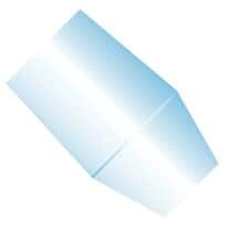 Idex High-Pressure Replacement Ferrule, FingerTight, Natural ETFE, Max 0.063" Hole, 1/16" OD Tubing, 10-32 Coned; 1/EA