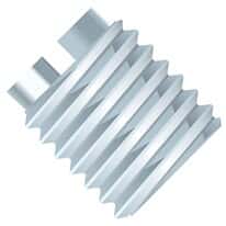 Idex Super Flangeless™ FlushNut™, 316 SS, 1/32" or 1/16" OD Tubing, 1/4-28 Flat Bottom; 1/EA