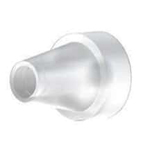 Idex Flangeless Ferrule, Natural PP, 1/16" OD Tubing, 1/4-28 Flat-Bottom; 1/EA