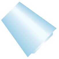 Idex Flangeless Ferrule, Natural ETFE, 1/16" OD Tubing, 10-32 or 1/4-28 Flat-Bottom; 10/PK