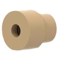 Idex Super Flangeless™ Ferrule, 1850 psi, Natural PEEK/SS Ring, 1/16" OD Tubing, 1/4-28 or M6 Flat Bottom; 1/EA