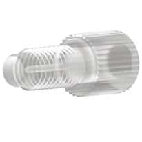 Idex Port Plug, Standard Knurl, Natural ETFE, 1/4-28 Flat-Bottom; 1/EA