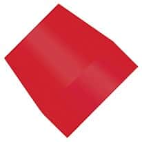 Idex Flangeless Ferrule, Red ETFE, 2.0 mm OD Tubing, 1/4-28 or M6 Flat-Bottom; 1/EA