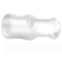 Idex Threaded Luer Adapter, Natural ETFE, 0.040" Bore, Female Luer x Female 1/4-28 Flat Bottom; 1/EA