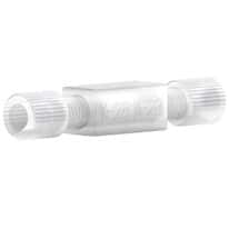 Idex Low-Pressure Union Assembly, True ZDV Straight, Natural ETFE, 1/16" OD Tubing, 1/4-28 Flat Bottom; 1/EA