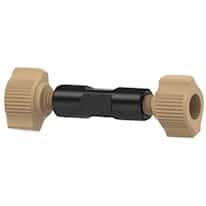 Idex High-Pressure Union Assembly, ZDV, PEEK, 0.020" ID, 1/16" OD Tubing, 10-32 Coned; 1/EA