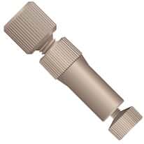 Idex MicroTight Adapter, True ZDV, PEEK, 1/16" OD to MicroTight Sleeve, 10-32 to 6-32