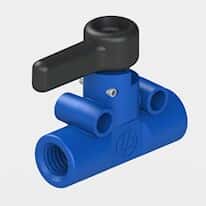 Idex Low-Pressure Y Connector Assembly, Natural PEEK, 0.020