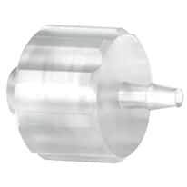 Idex Barbed Luer Adapter, Polypropylene, 0.099" Bore, Male Luer Lock x 1/8" Hose Barb; 1/EA