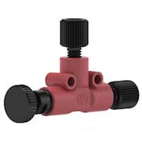 Idex Back Pressure Regulator Assembly, Adjustable, 2000 to 5000 psi, 1/16" OD Tubing; 1/EA