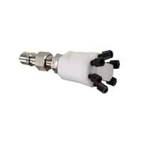 Justrite 28177 HPLC Poly Manifold w/Stainless Steel Quick Disconnect for Safety Disposal Can
