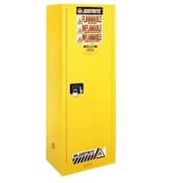 Justrite 895420 Sure-Grip® EX Deep Slimline Flammable Safety Cabinet, Self Close, 1 Door, 54 Gal