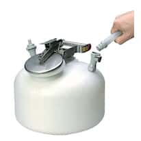 Justrite PP12752 Quick-Disconnect Disposal Safety Can, Polyethylene, 2 Gal
