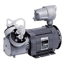 KNF UN726.1.2FTI EX Explosion Proof Motor Vacuum Pump, PTFE/PTFE; 1.1 cfm/27.95"Hg-20psi