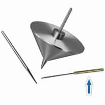 Koehler K20500 Penetrometer Precision Needle, SS with Brass Ferrule, 2.5 g Koehler K20500 Penetrometer Precision Needle, SS with Brass Ferrule, 2.5 g
