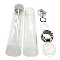 Lab-Crest 110-207-0003 Reaction vessel with clear plastic shield and coupling, 3 oz