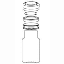 Lab-Crest 110-759-0001 Coupling Component, polyethylene insert