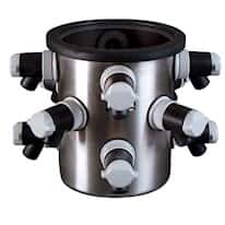 Labconco FreeZone Freeze Drying Chamber, SS/PTFE-Coated Interior Body and Acrylic Lid, 12 Ports