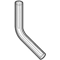 Labconco FreeZone Flask Adapter, 45° Elbow, Glass, 1/2" to 3/4" Labconco FreeZone Flask Adapter, 45° Elbow, Glass, 1/2" to 3/4"