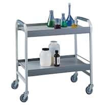 Labconco 8020000 Chemical Utility Cart, 2 Shelves, 400 lb Capacity