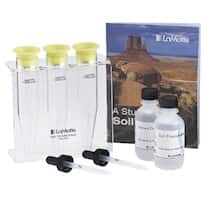 LaMotte 1067 Soil Texture Test Kit for Sand, Silt, and Clay Fractions; 50 Tests