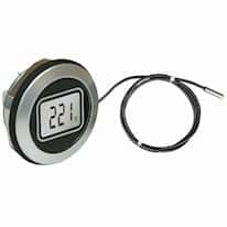 Lascar Electronics EM32 Round Hole Mount Panel Thermometer, LCD