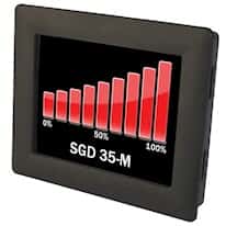 Lascar Electronics SGD 35-M PanelPilot 3.5" Graphic Panel Meter; 0-40 VDC Input