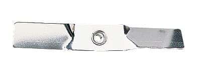 304 SS dual-blade impeller for shaft 04370-02, 100 mm impeller dia