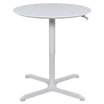 Luxor LX-PNADJ-32RD Round Table, Pneumatic Height-Adjustable; 32"