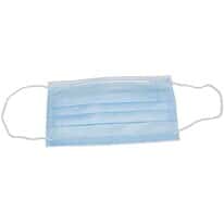 3-ply Ear Loop Face Mask with Melt-Blown Non-woven Fabric, >98% BFE (2.5 µm), >93% PFE (0.5 µm); Box of 50