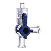 Masterflex Fitting, Polycarbonate, Four-Way, Stopcock with Male Luer Lock, Non-Sterile; 10/PK 