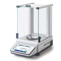 Mettler Toledo MR204 Analytical Balance, MR Series, 220g x 0.1mg with Touchscreen, Draft Shield, and FACT Internal Calibration 