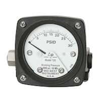 Mid-West Instrument 120-AA-00-O(AA)-30P Piston Type Differential Pressure Switch, 30 psi, Al, Grommet