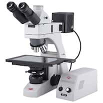 Motic Instruments BA310MET-T Advanced Trinocular Metallurgical Microscope, Incident and Transmitted Light, 240 x 140 mm Stage; 100-240 VAC