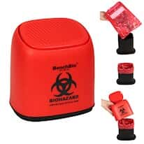 MTC Bio BenchBin™ Benchtop Biohazard Bin Starter Kit, includes 400 Autoclave/Biohazard Bags
