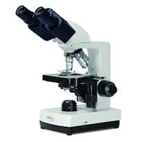 National Optical D-ELB Compound Binocular Microscope, 4X/10X/40X/100X; 110-220 VAC