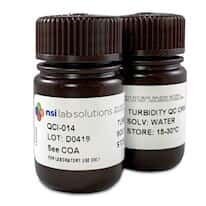 NSI Lab Solutions QCI-014 Turbidity Drinking Water QC Concentrate, Certified Reference Material; 21 mL