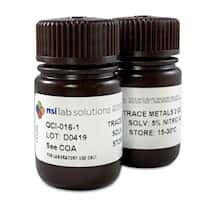 NSI Lab Solutions QCI-016 Trace Metals QC Concentrate, Certified Reference Material; 21 mL