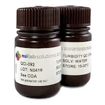 NSI Lab Solutions QCI-092 Turbidity Wastewater QC Concentrate, Certified Reference Material; 21 mL